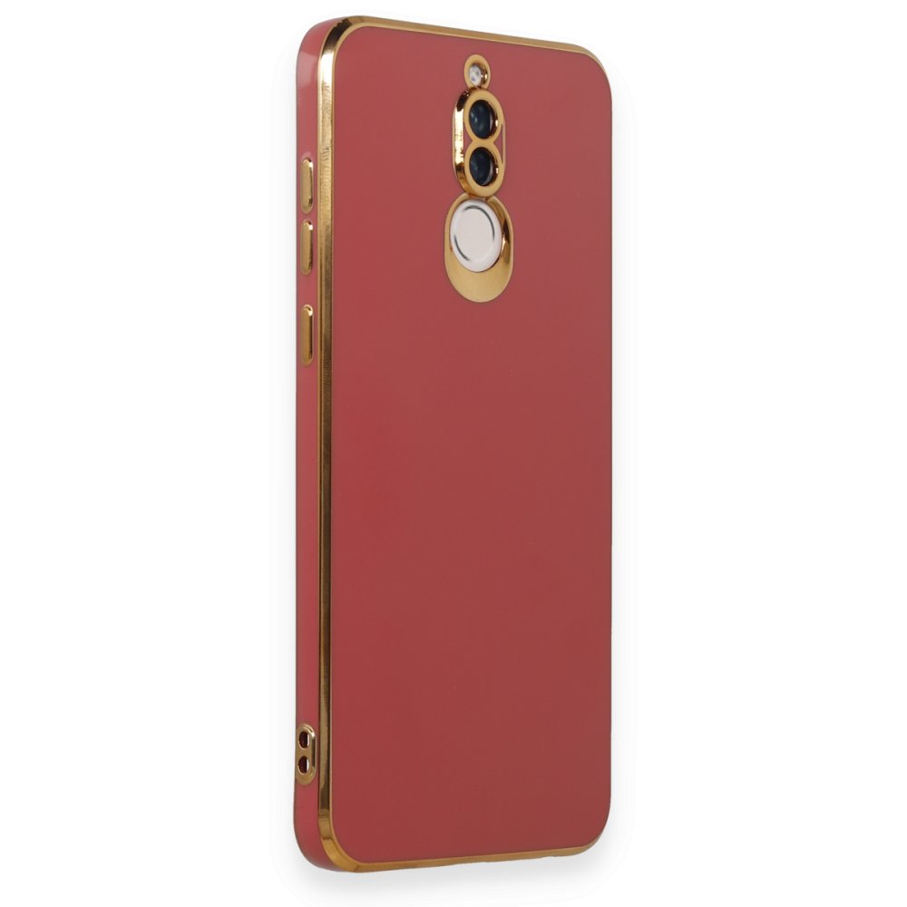 Newface Huawei Mate 10 Lite Kılıf Volet Silikon - Kırmızı