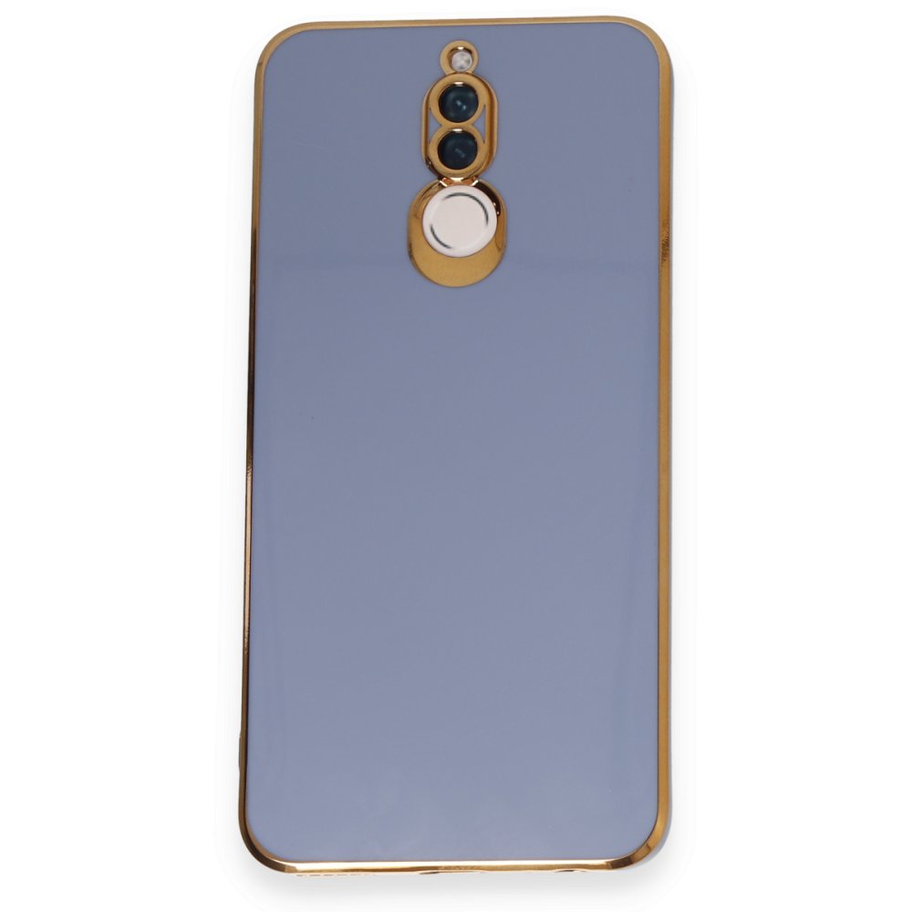 Newface Huawei Mate 10 Lite Kılıf Volet Silikon - Mavi