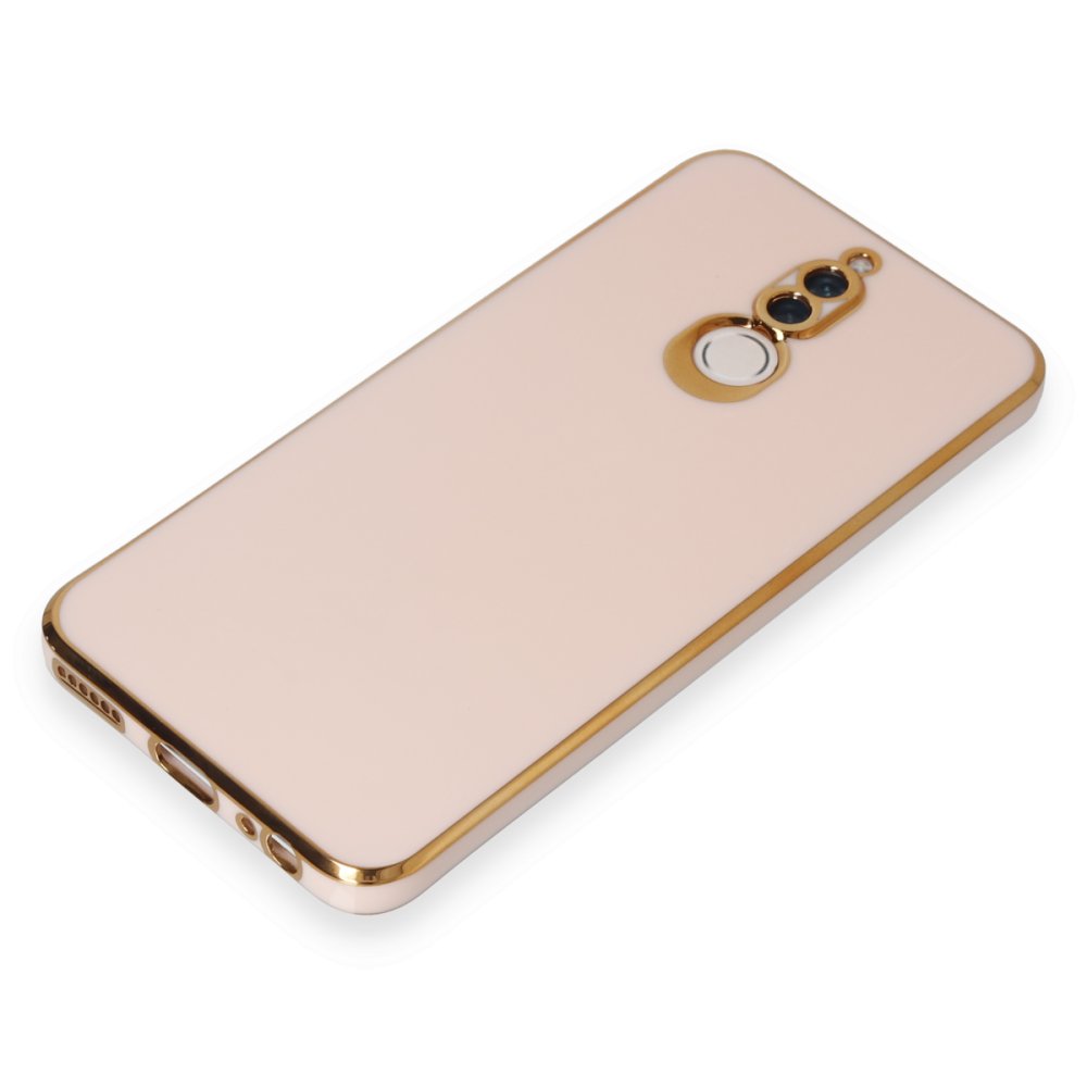 Newface Huawei Mate 10 Lite Kılıf Volet Silikon - Pembe