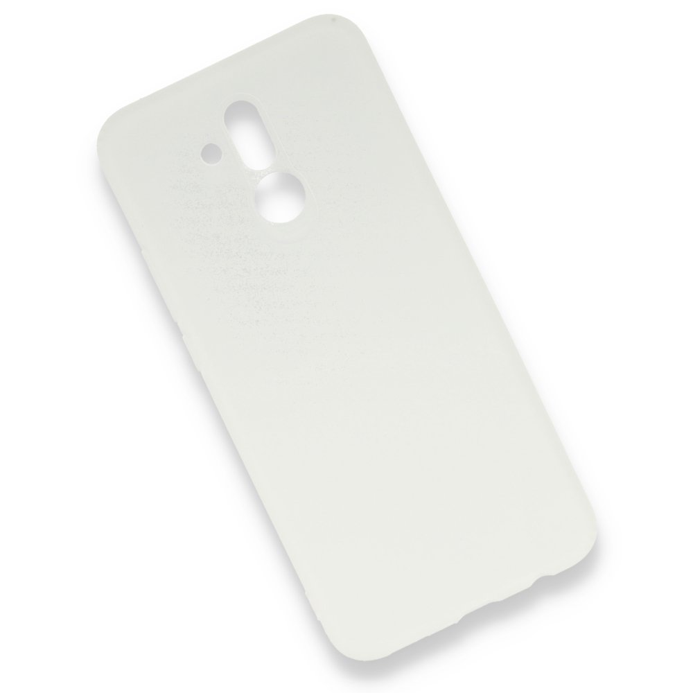 Newface Huawei Mate 20 Lite Kılıf Hopi Silikon - Beyaz