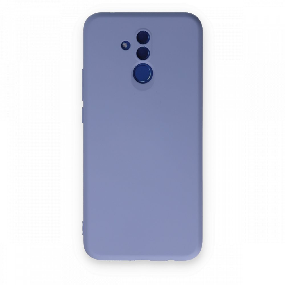 Newface Huawei Mate 20 Lite Kılıf Nano içi Kadife Silikon - Lila