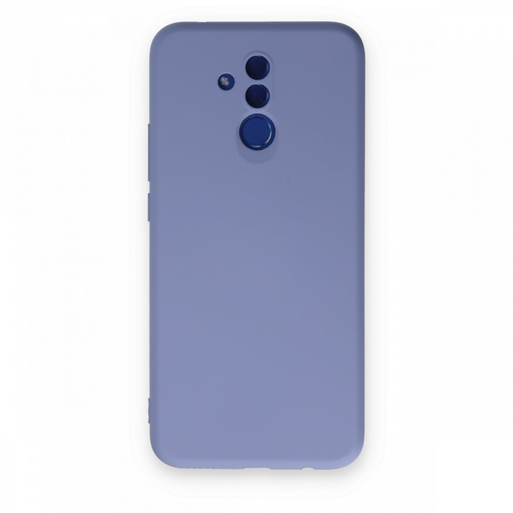 Newface Huawei Mate 20 Lite Kılıf Nano içi Kadife  Silikon - Lila