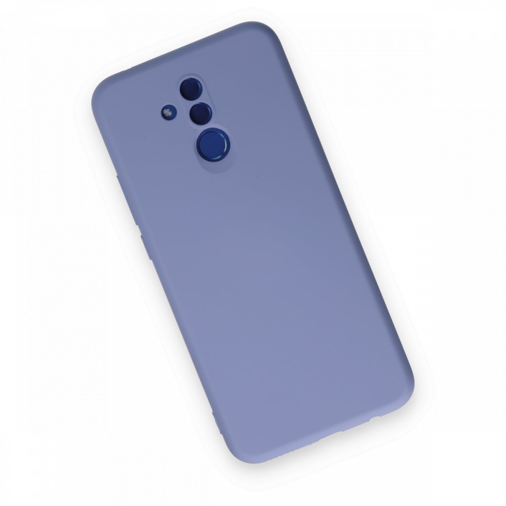 Newface Huawei Mate 20 Lite Kılıf Nano içi Kadife Silikon - Lila