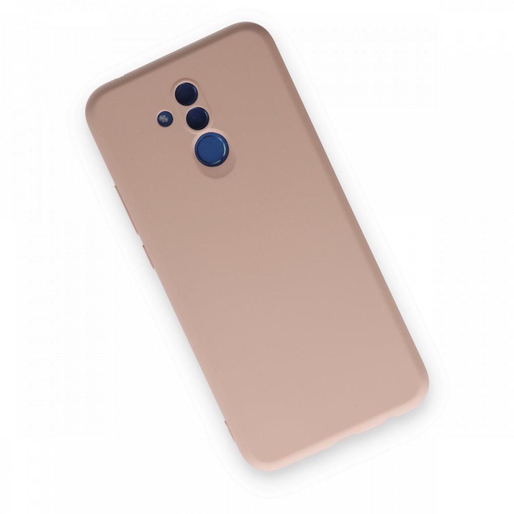 Newface Huawei Mate 20 Lite Kılıf Nano içi Kadife  Silikon - Pudra