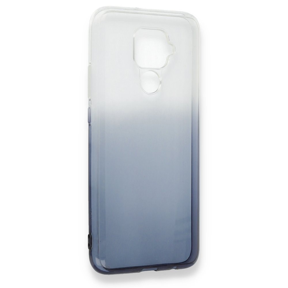 Newface Huawei Mate 30 Lite Kılıf Lüx Çift Renkli Silikon - Siyah