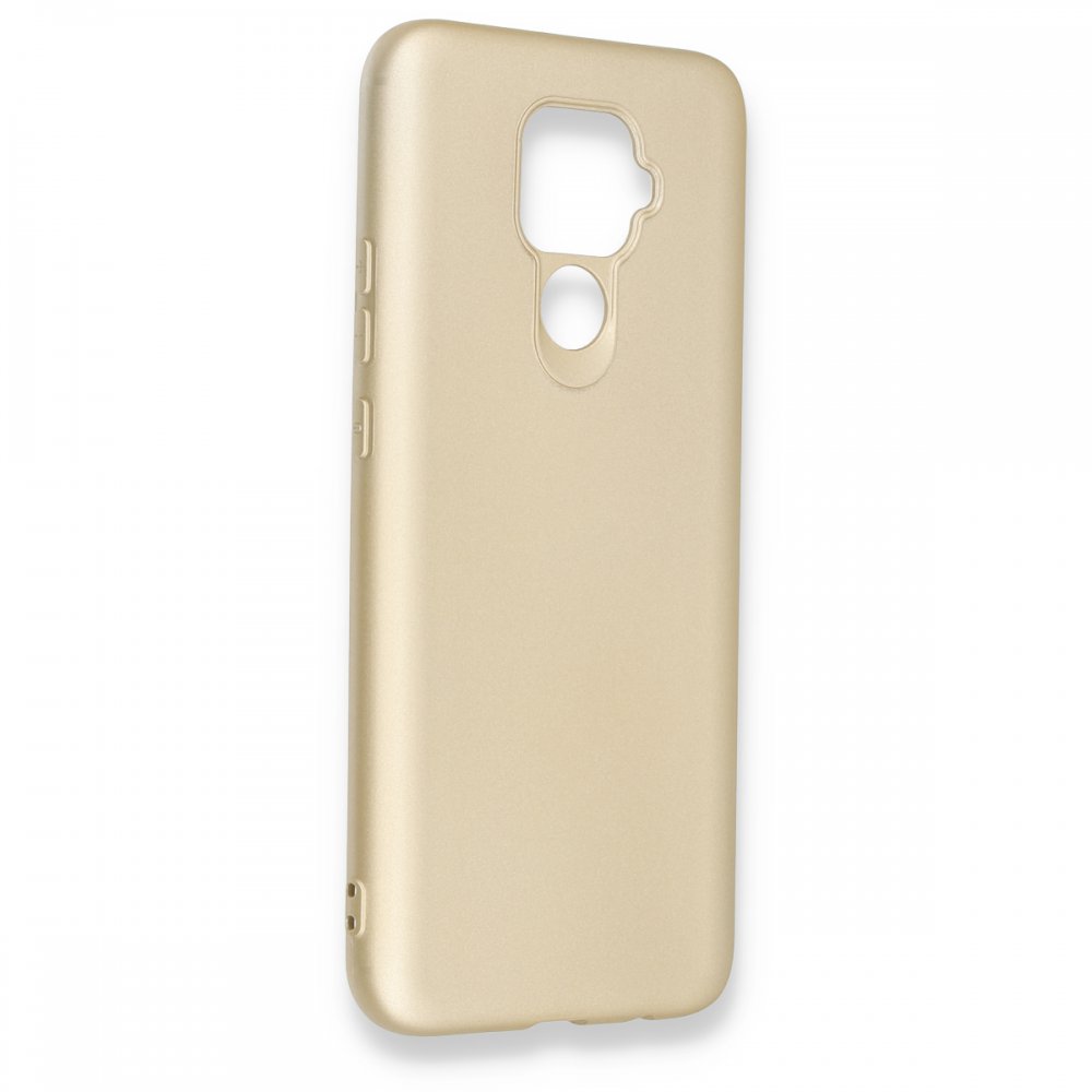 Newface Huawei Mate 30 Lite Kılıf First Silikon - Gold