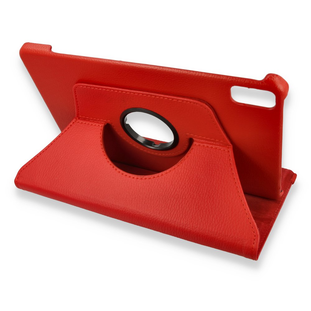 Newface Huawei MatePad 10.4 Kılıf 360 Tablet Deri Kılıf - Kırmızı