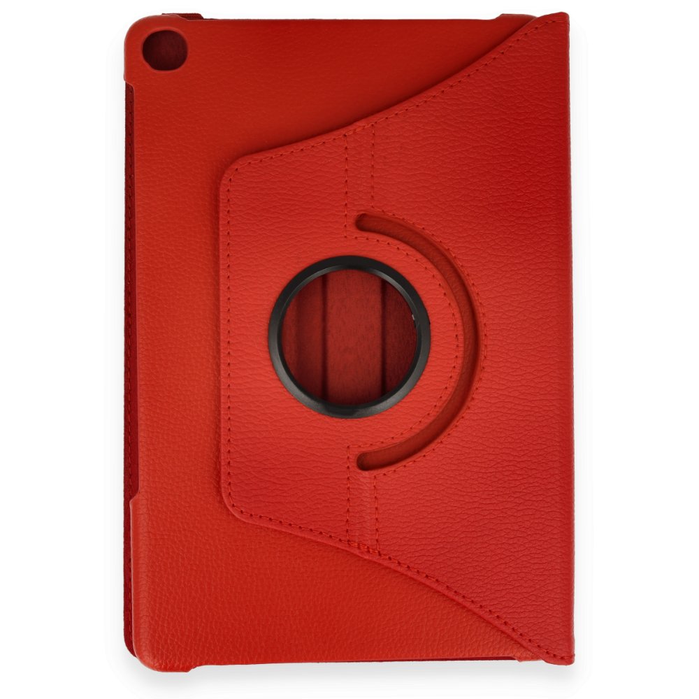Newface Huawei MatePad SE Kılıf 360 Tablet Deri Kılıf - Kırmızı