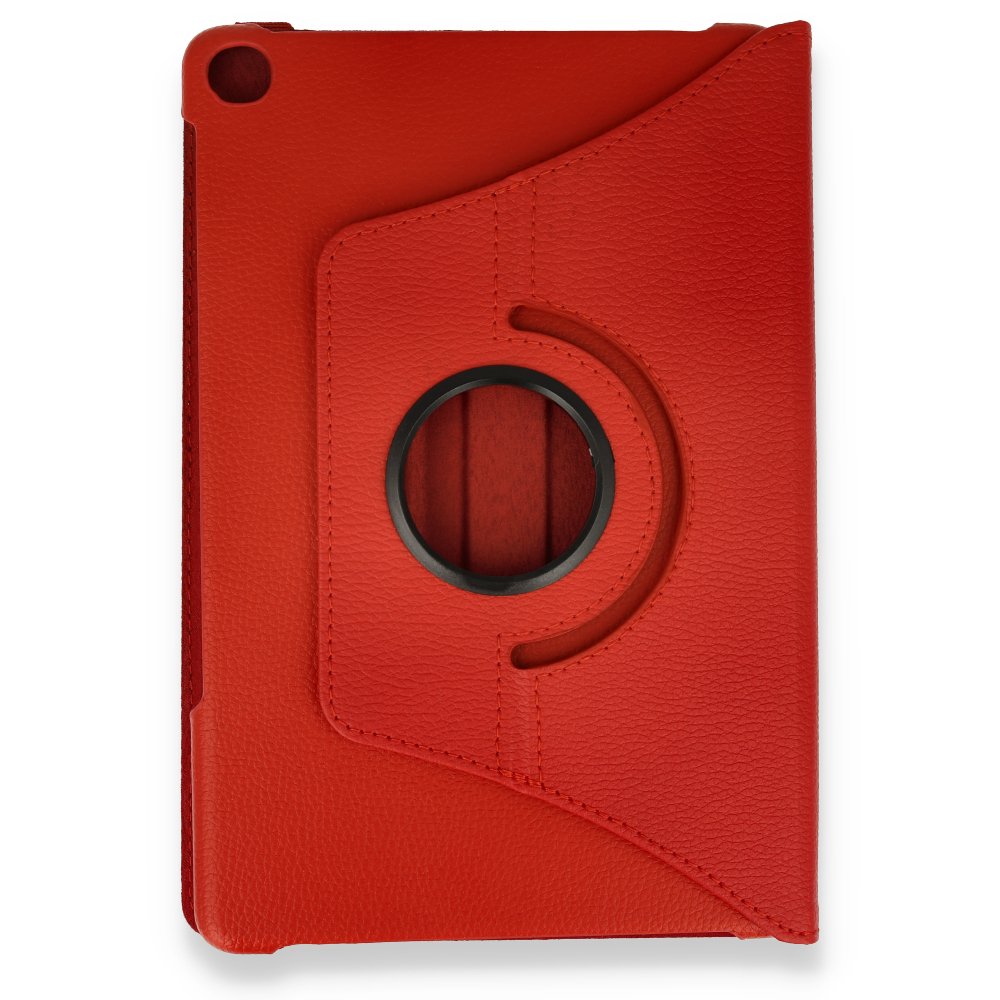 Newface Huawei MatePad T10S 10.1 Kılıf 360 Tablet Deri Kılıf - Kırmızı