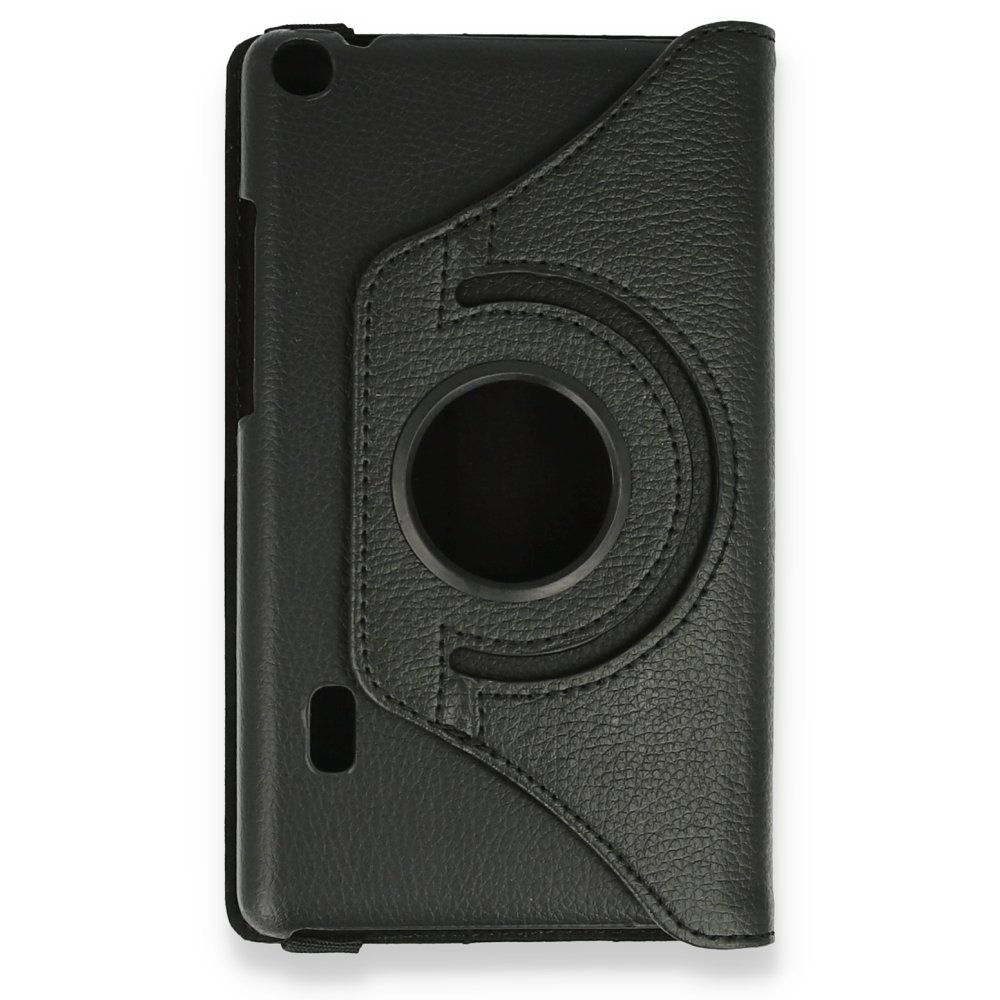 Newface Huawei MediaPad T3 7 Kılıf 360 Tablet Deri Kılıf - Siyah