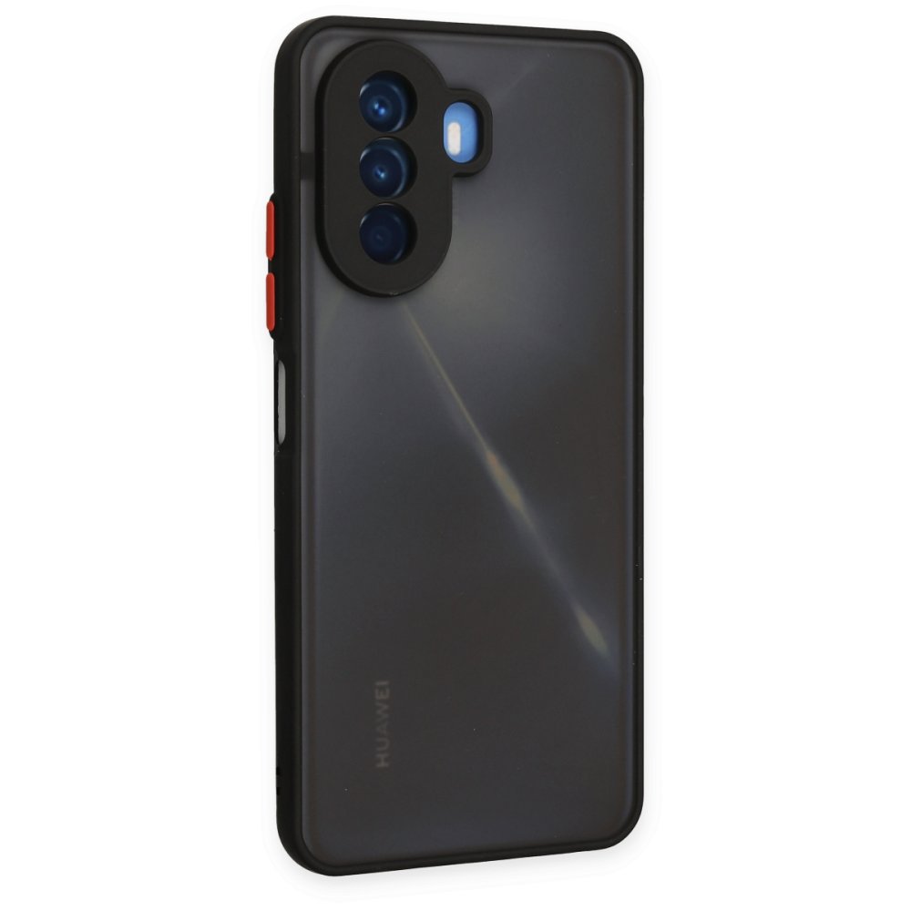 Newface Huawei Nova Y70 Kılıf Montreal Silikon Kapak - Siyah