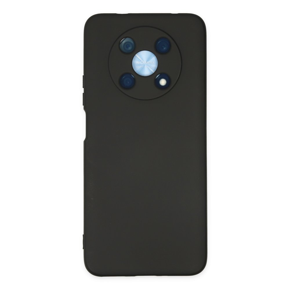Newface Huawei Nova Y90 Kılıf Nano içi Kadife Silikon - Siyah