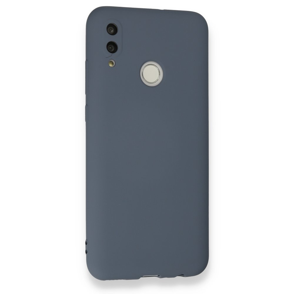 Newface Huawei P Smart 2019 Kılıf Nano içi Kadife Silikon - Gri
