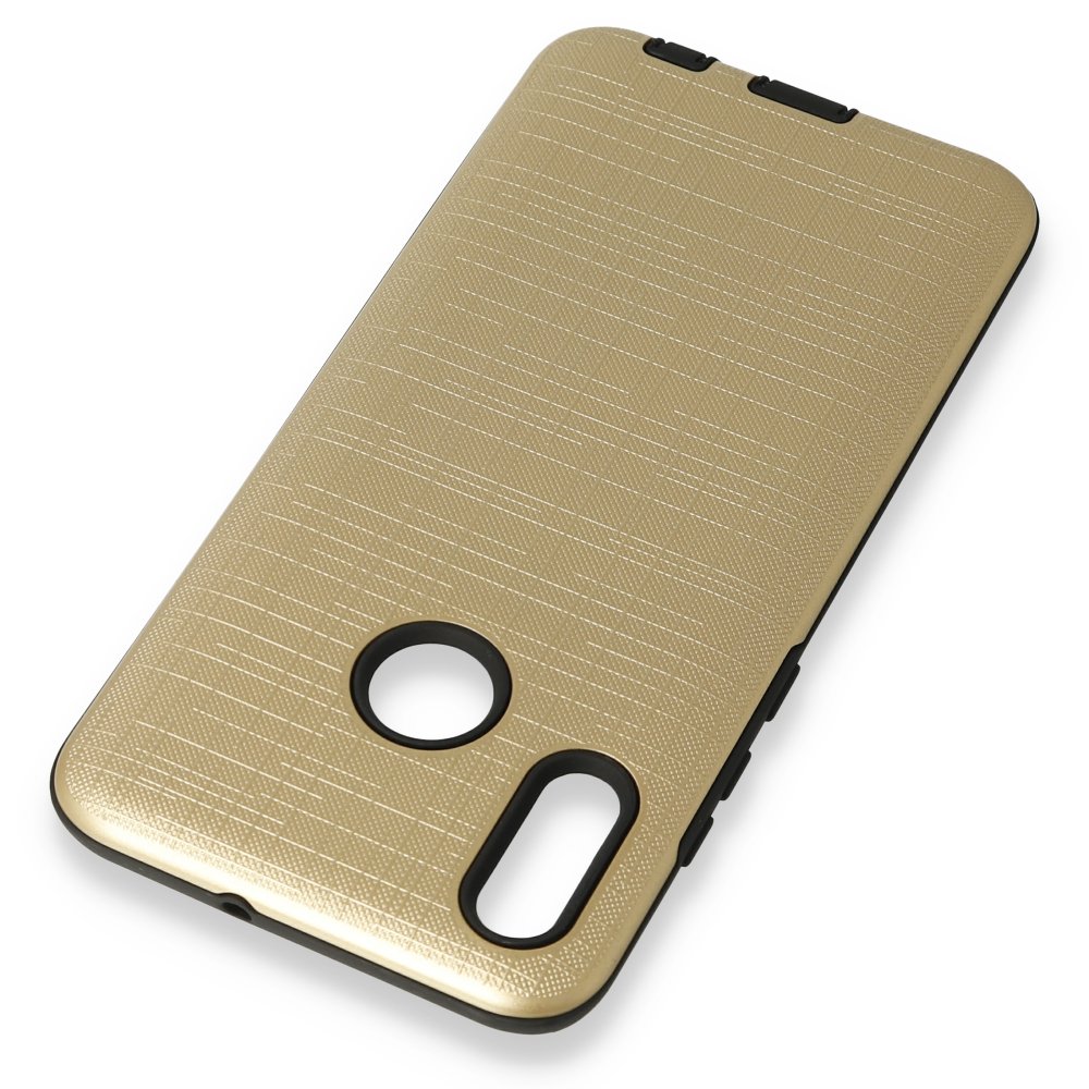 Newface Huawei P Smart 2019 Kılıf YouYou Silikon Kapak - Gold