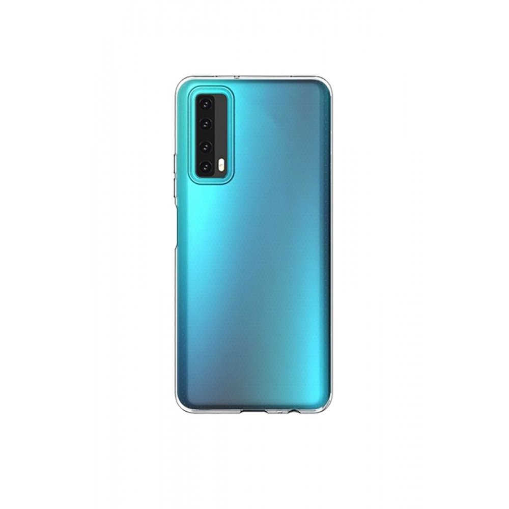 Newface Huawei P Smart 2021 Kılıf Lüx Şeffaf Silikon - Şeffaf