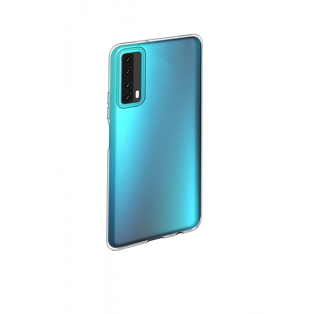 Newface Huawei P Smart 2021 Kılıf Lüx Şeffaf Silikon - Şeffaf
