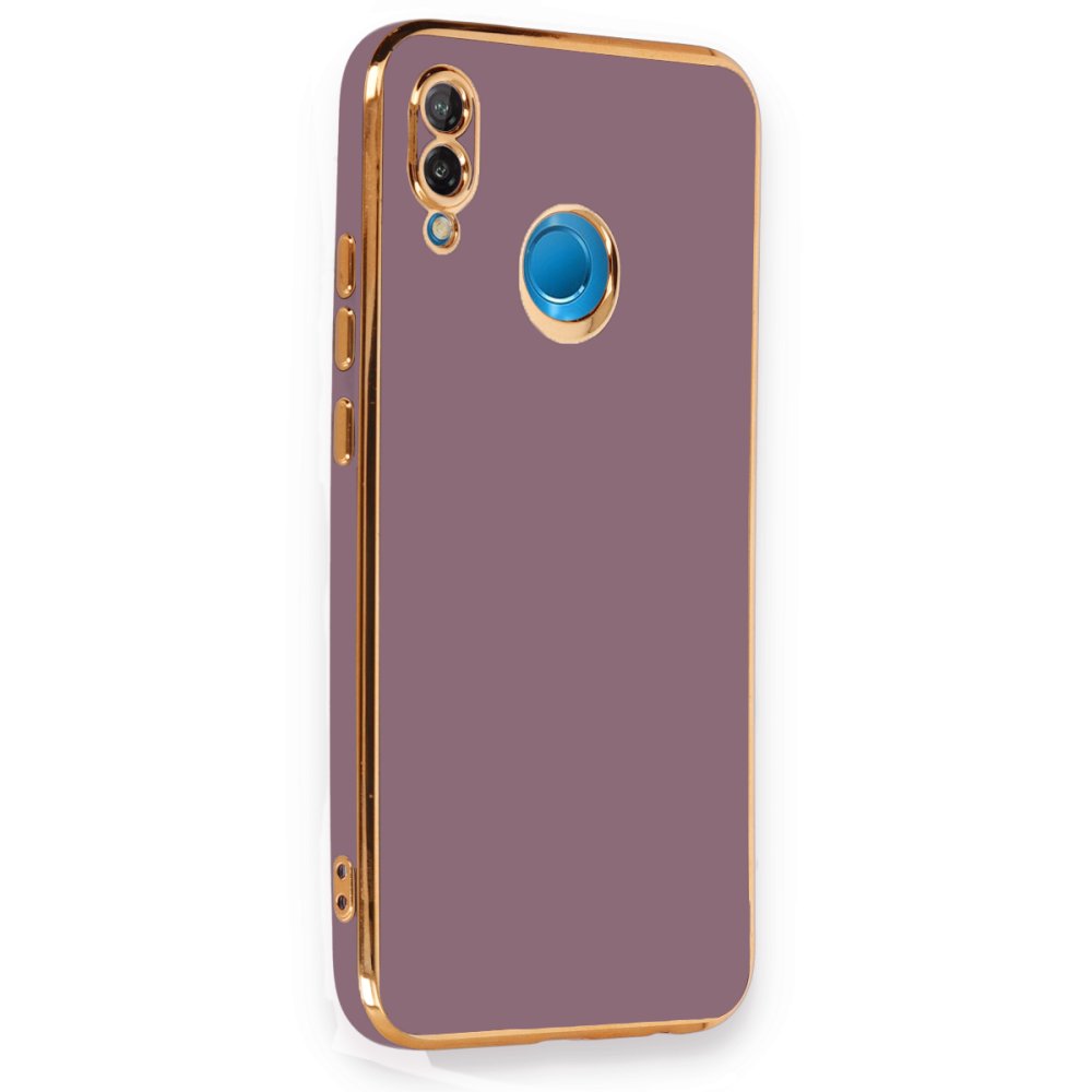 Newface Huawei P20 Lite Kılıf Volet Silikon - Mor