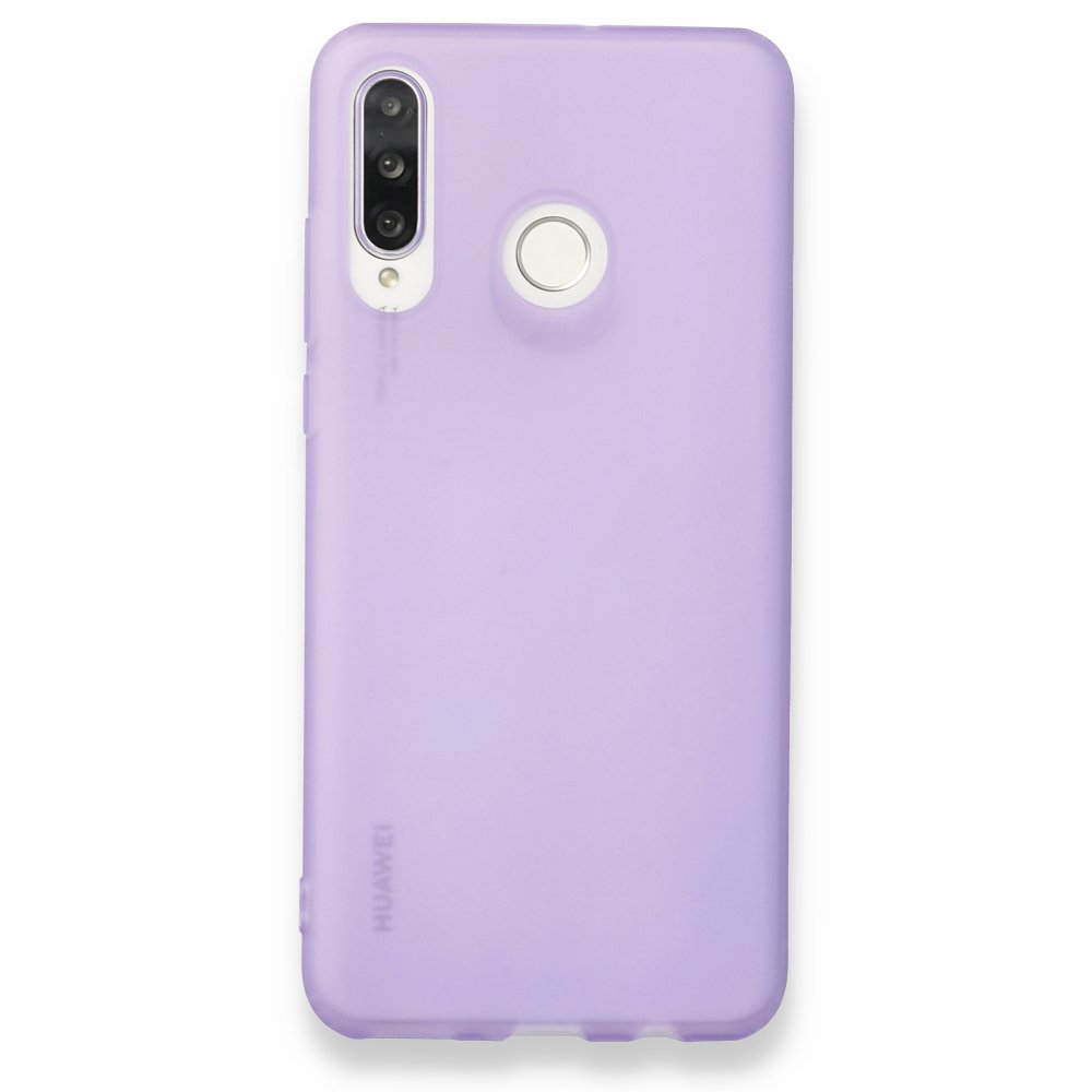 Newface Huawei P30 Lite Kılıf Hopi Silikon - Mor