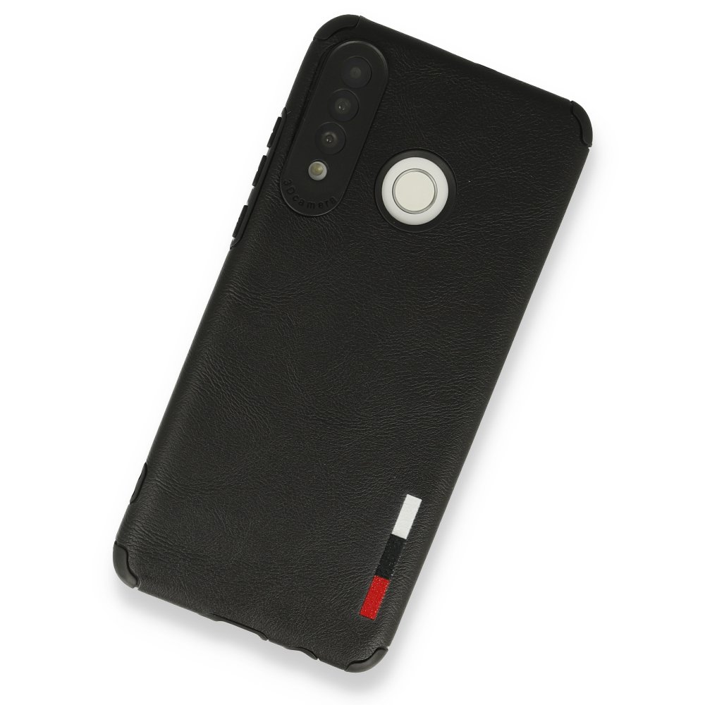 Newface Huawei P30 Lite Kılıf Loop Deri Silikon - Siyah