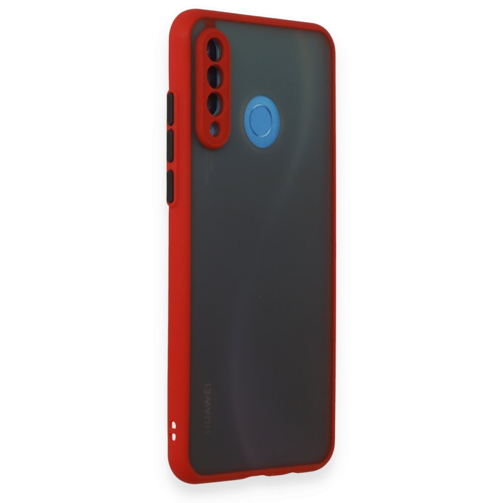 Newface Huawei P30 Lite Kılıf Montreal Silikon Kapak - Kırmızı