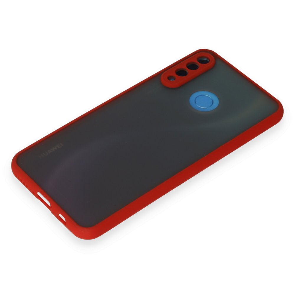 Newface Huawei P30 Lite Kılıf Montreal Silikon Kapak - Kırmızı