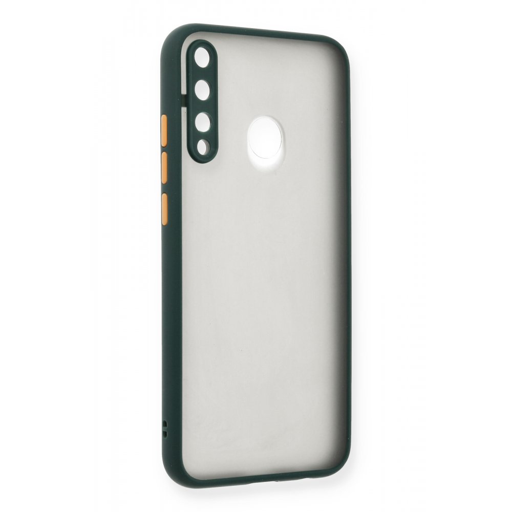 Newface Huawei P40 Lite E Kılıf Montreal Silikon Kapak - Yeşil