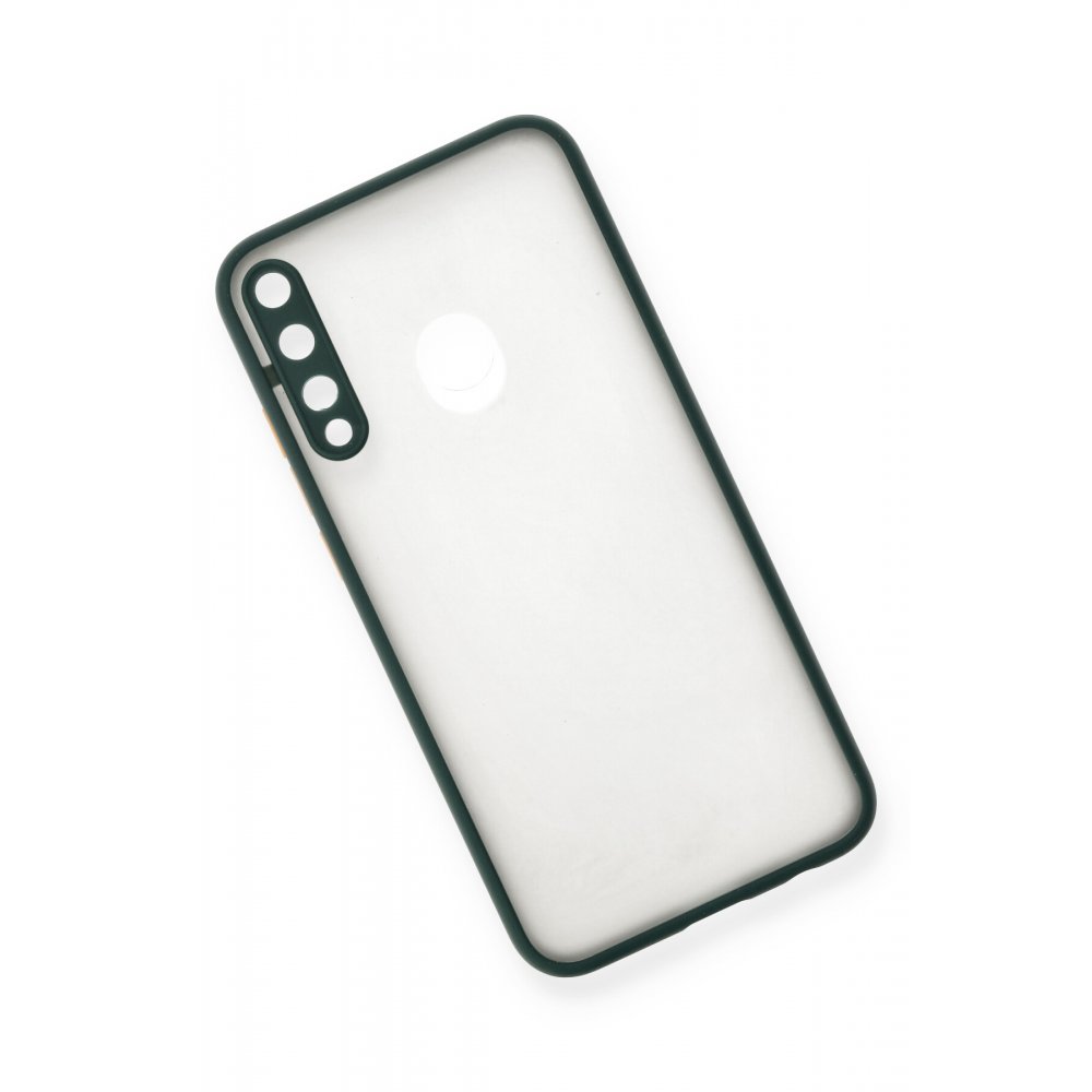 Newface Huawei P40 Lite E Kılıf Montreal Silikon Kapak - Yeşil