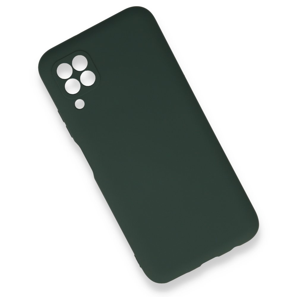 Newface Huawei P40 Lite Kılıf Nano içi Kadife Silikon - Koyu Yeşil