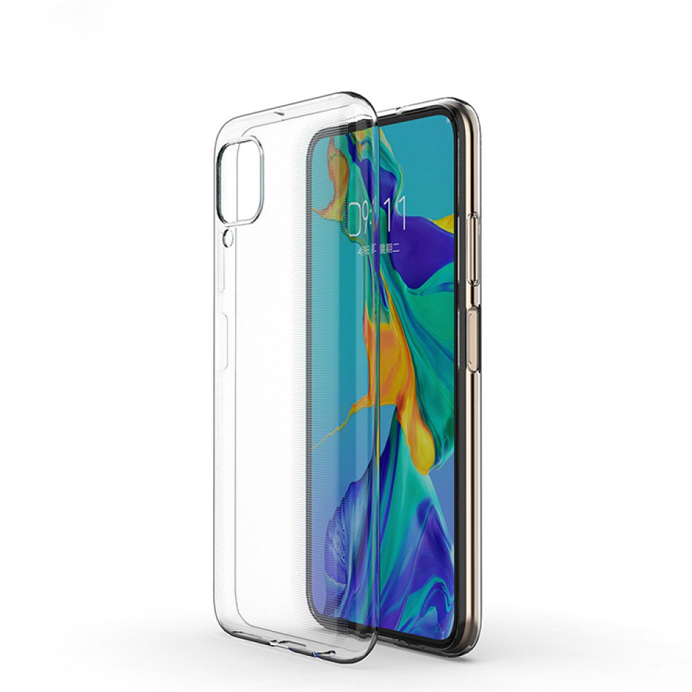 Newface Huawei P40 Lite Kılıf Lüx Şeffaf Silikon - Şeffaf