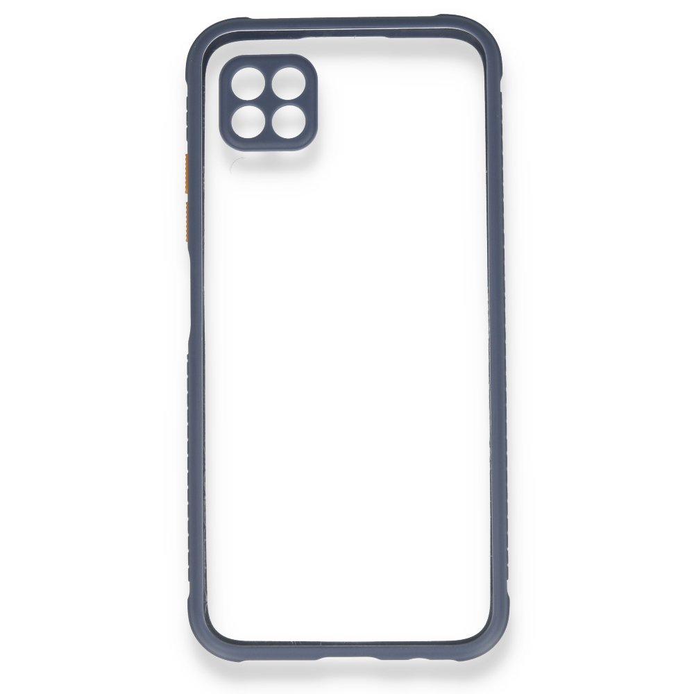 Newface Huawei P40 Lite Kılıf Miami Şeffaf Silikon - Gri