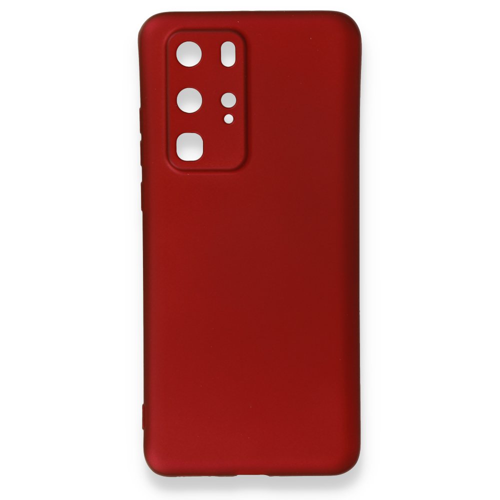 Newface Huawei P40 Pro Kılıf First Silikon - Bordo