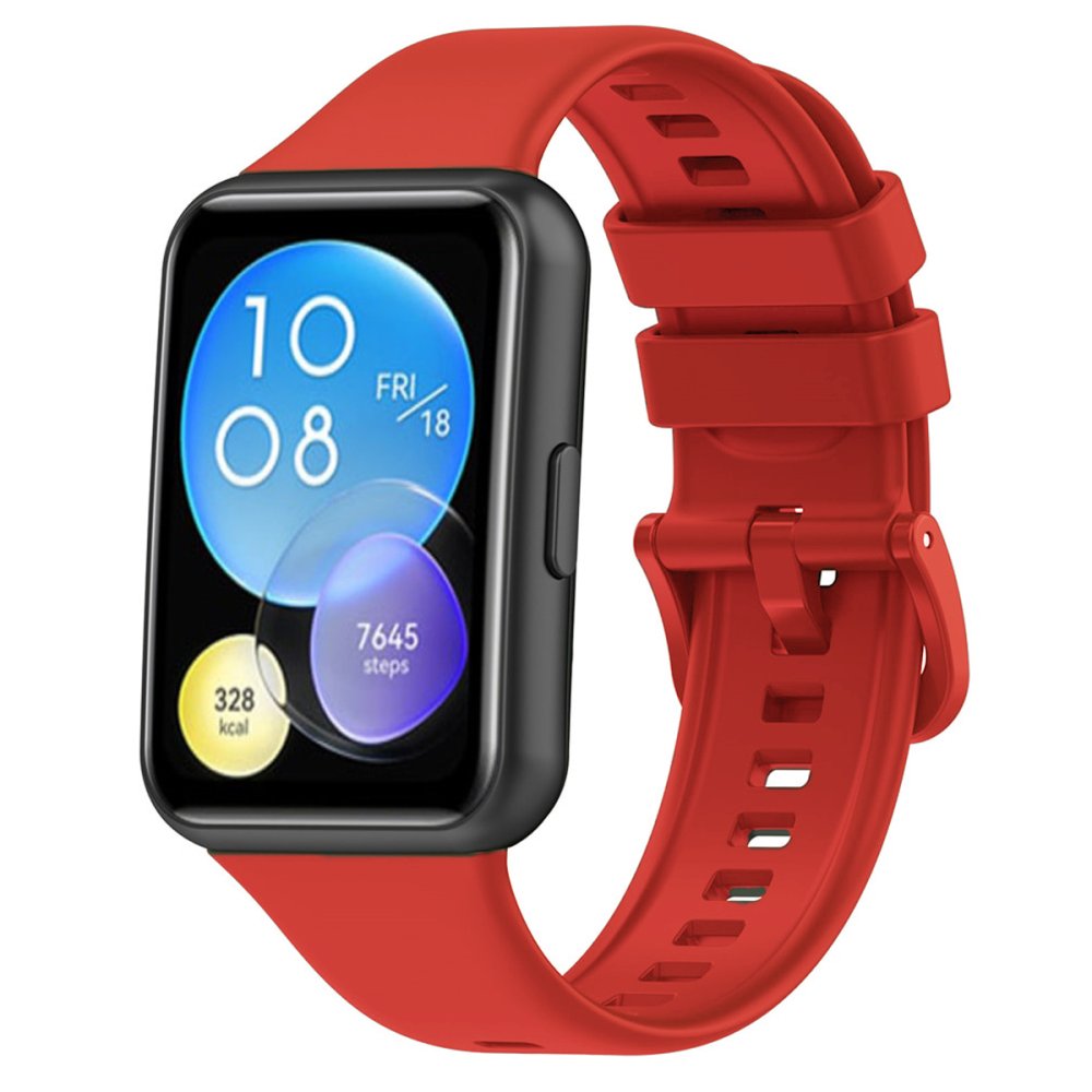 Newface Huawei Watch Fit 2 Klasik Kordon - Kırmızı