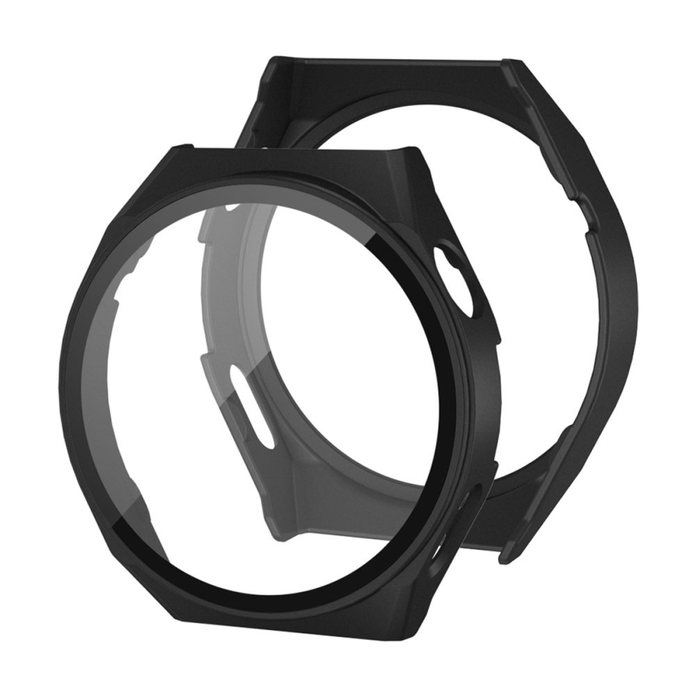Newface Huawei Watch GT2 42mm Dota Camlı Kasa Ekran Koruyucu - Siyah