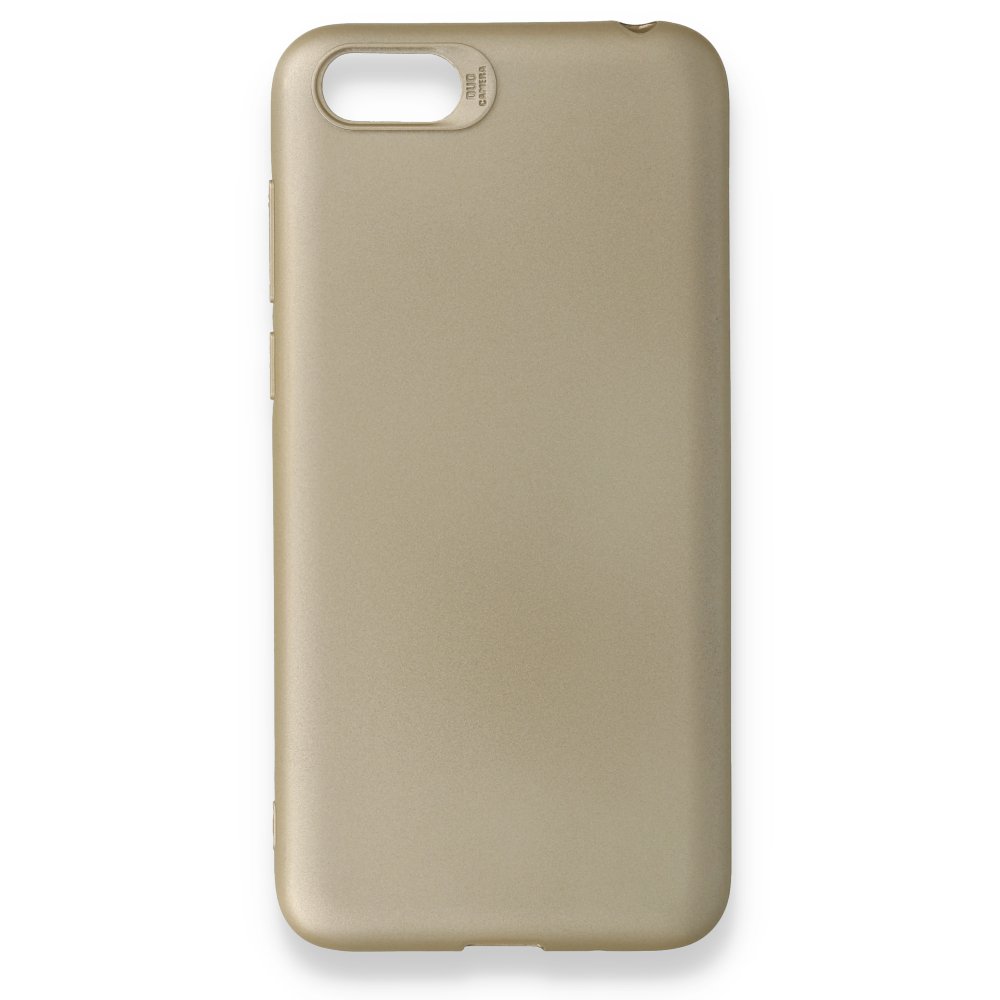 Newface Huawei Y5 2018 Kılıf First Silikon - Gold