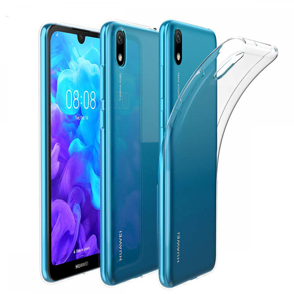 Newface Huawei Y5 2019 Kılıf Lüx Şeffaf Silikon