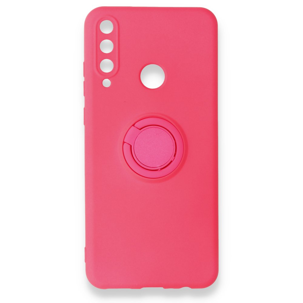 Newface Huawei Y6P Kılıf Viktor Yüzüklü Silikon - Pembe