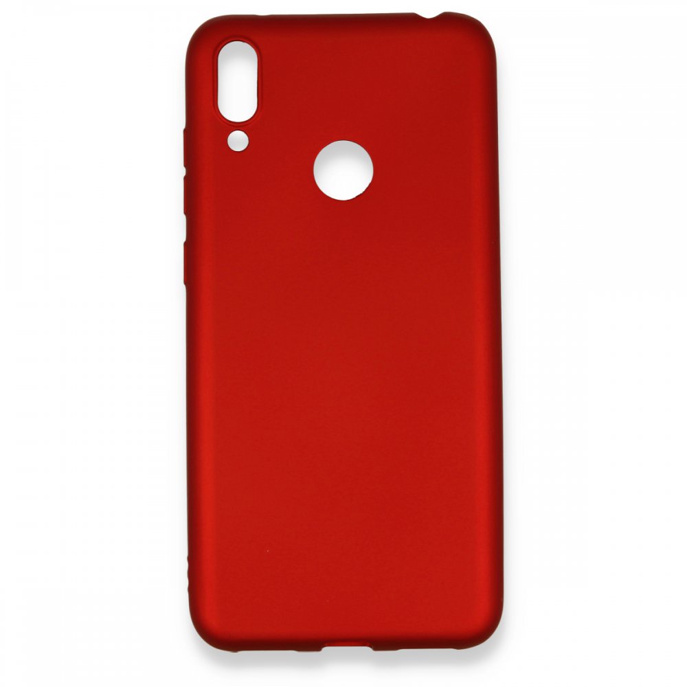 Newface Huawei Y7 2019 Kılıf First Silikon - Bordo