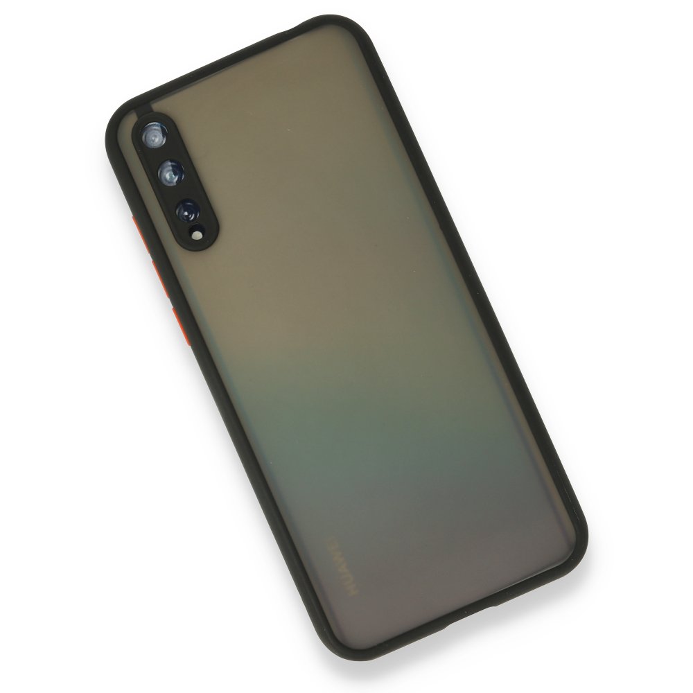 Newface Huawei Y8P Kılıf Montreal Silikon Kapak - Siyah