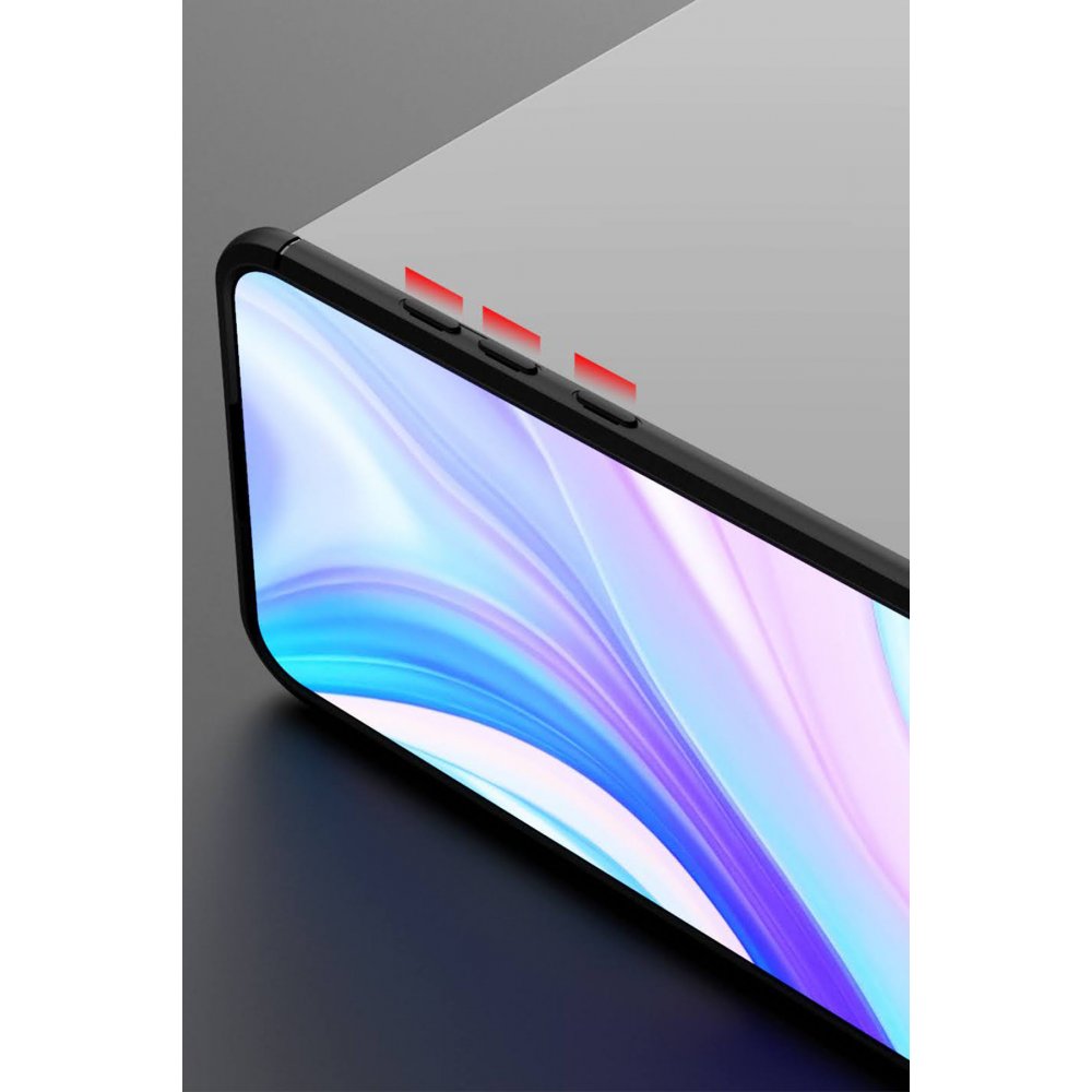 Newface Huawei Y8P Kılıf Range Yüzüklü Silikon - Siyah