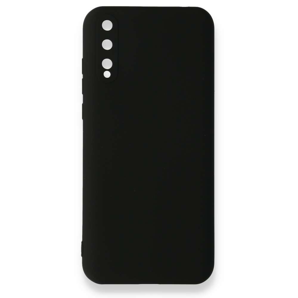 Newface Huawei Y8P Kılıf Nano içi Kadife Silikon - Siyah