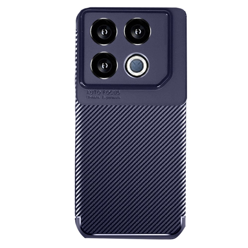 Newface İnfinix GT 20 Pro Kılıf Auto Focus Karbon Kapak - Lacivert