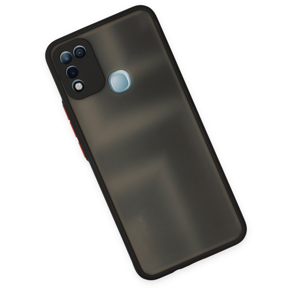 Newface İnfinix Hot 10 Play Kılıf Montreal Silikon Kapak - Siyah