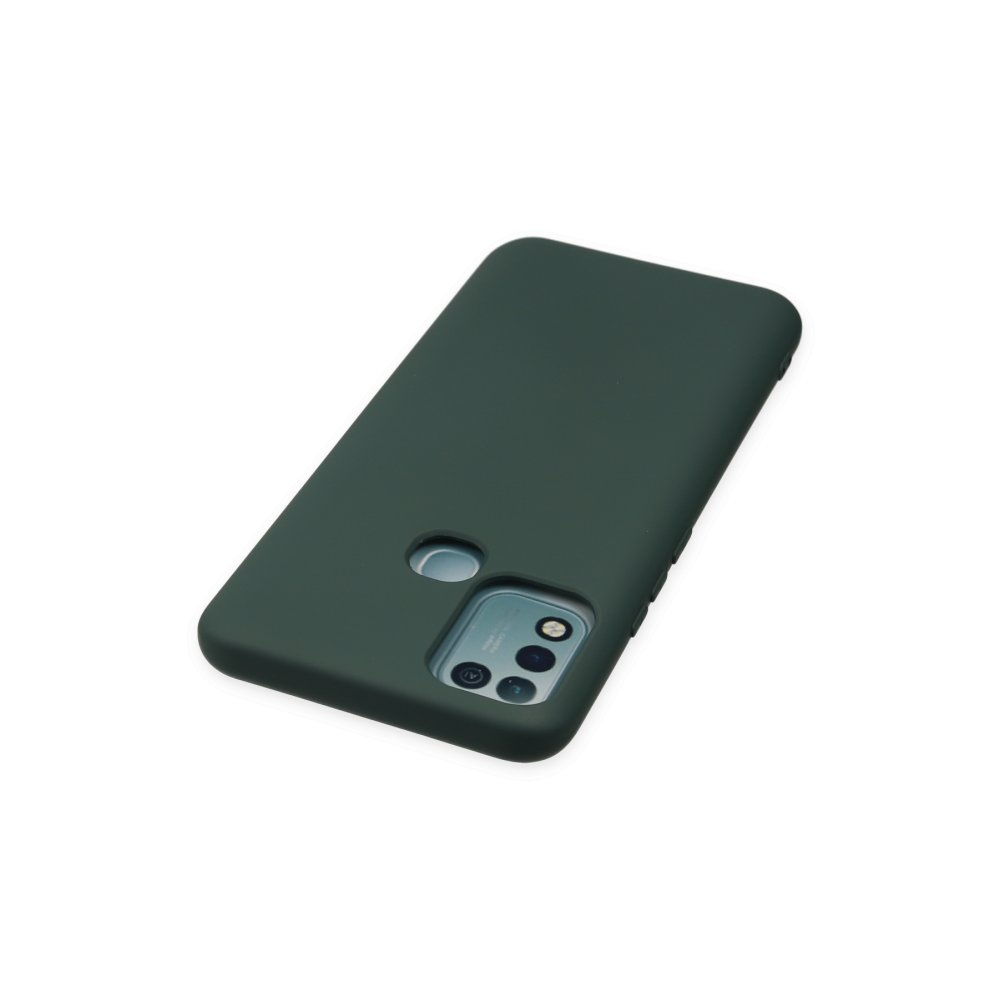 Newface İnfinix Hot 10 Play Kılıf Nano içi Kadife Silikon - Koyu Yeşil