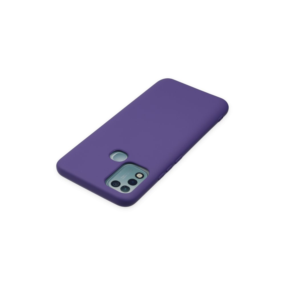 Newface İnfinix Hot 11 Play Kılıf Nano içi Kadife Silikon - Mor