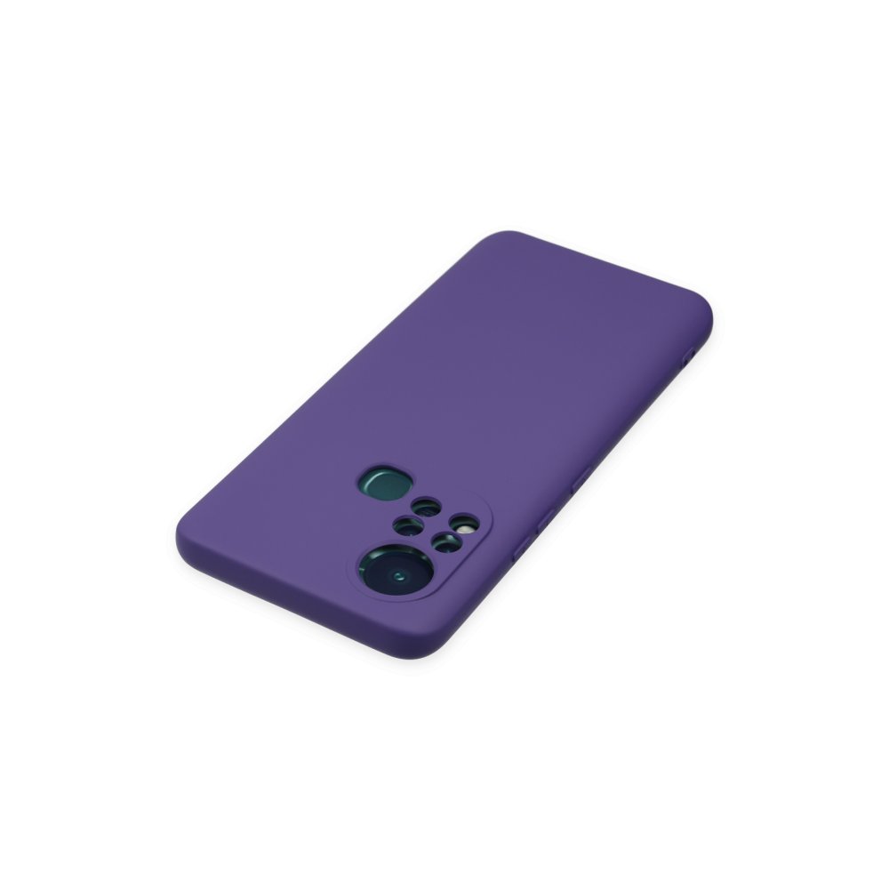 Newface İnfinix Hot 11s Kılıf Nano içi Kadife Silikon - Mor