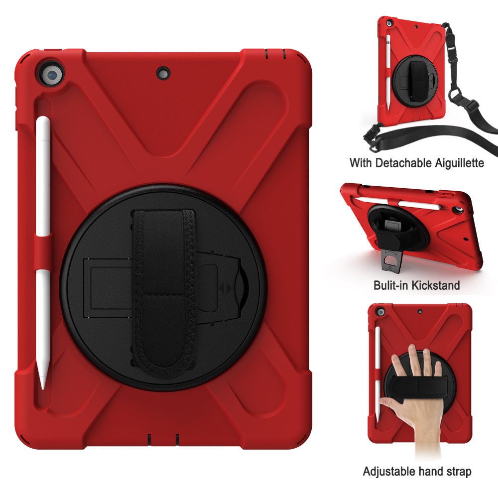 Newface iPad Air 3 10.5 Kılıf Amazing Tablet Kapak - Kırmızı