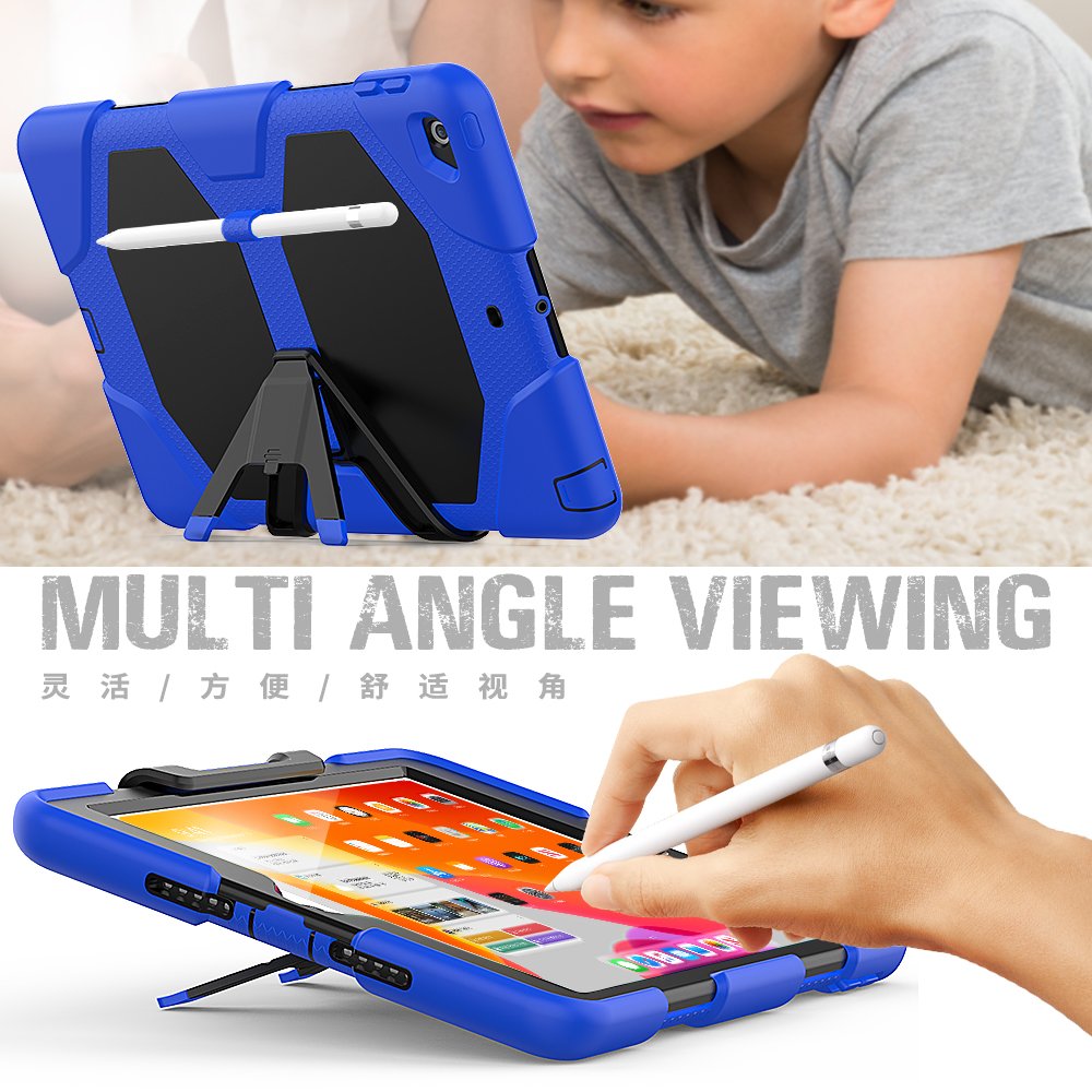 Newface iPad Air 3 10.5 Kılıf Griffin Tablet Kapak - Mavi