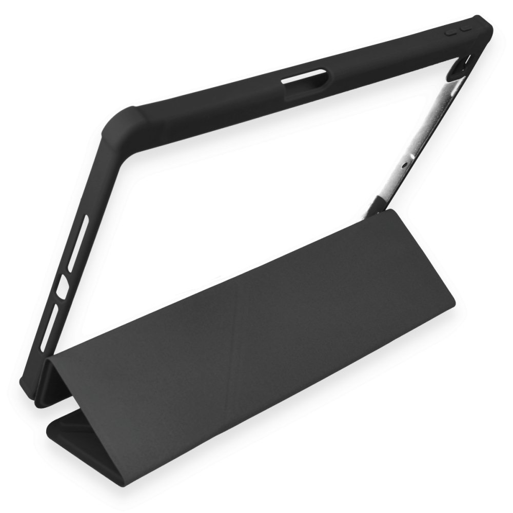 Newface iPad 10.2 (7.nesil) Kılıf Kalemlikli Hugo Tablet Kılıfı - Siyah