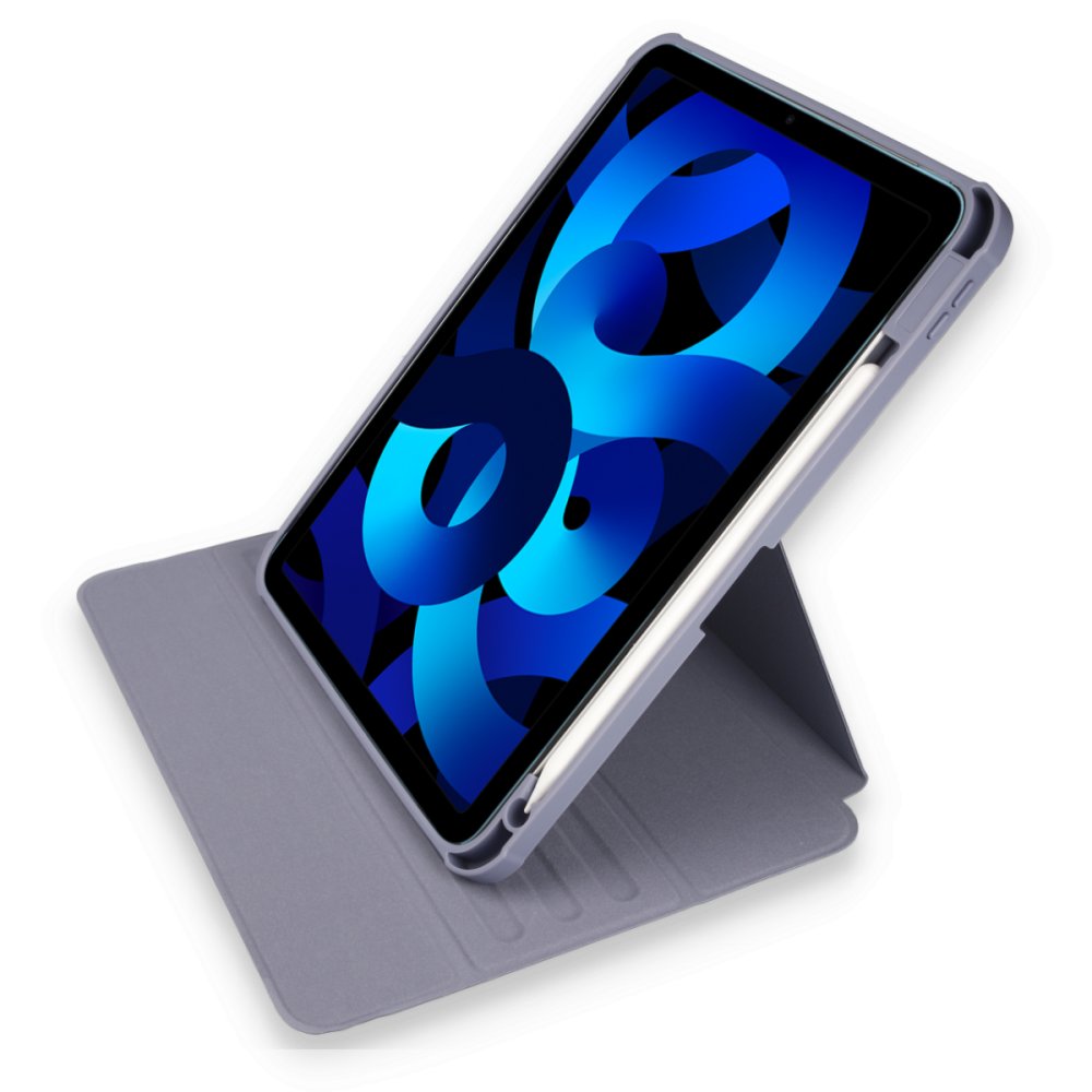 Newface iPad 10.2 (7.nesil) Kılıf Starling 360 Kalemlikli Tablet Kılıf - Lila