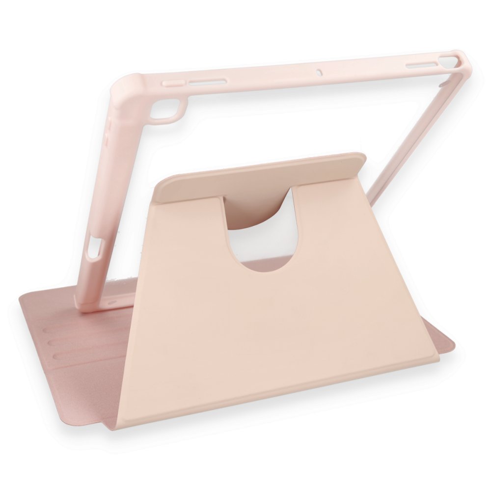 Newface iPad 10.2 (7.nesil) Kılıf Starling 360 Kalemlikli Tablet Kılıf - Rose Gold